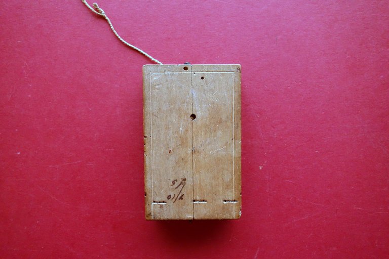 Orologio Solare Dittico XVIII∞ Secolo '700 Bussola Meridiana Originale Anonimo