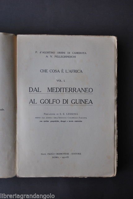 Orsini Pellegrineschi Che Cosa È Africa Mediterraneo Golfo di Guinea …