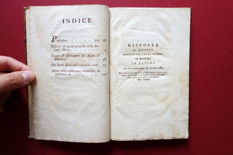 Osservazioni di Francesco Toggia Panialis Vercelli 1790 Veterinaria | Immagine Gallery 6