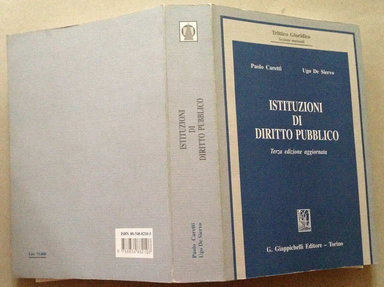 P. Caretti U. De Siervo Istituzioni di Diritto Pubblico Giappichelli …