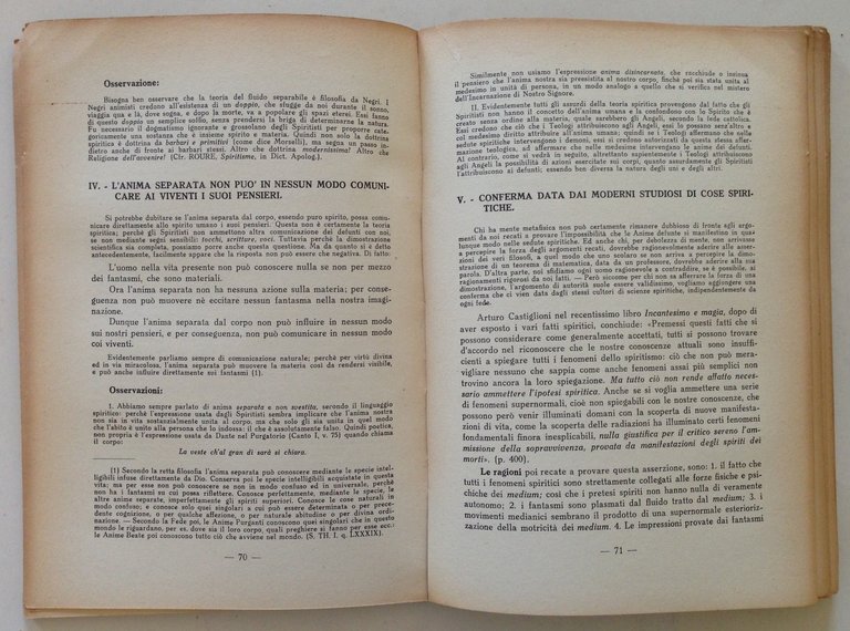 P. Giuseppe M. Petazzi Spiritismo Moderno Editoriale Libraria Trieste 1934