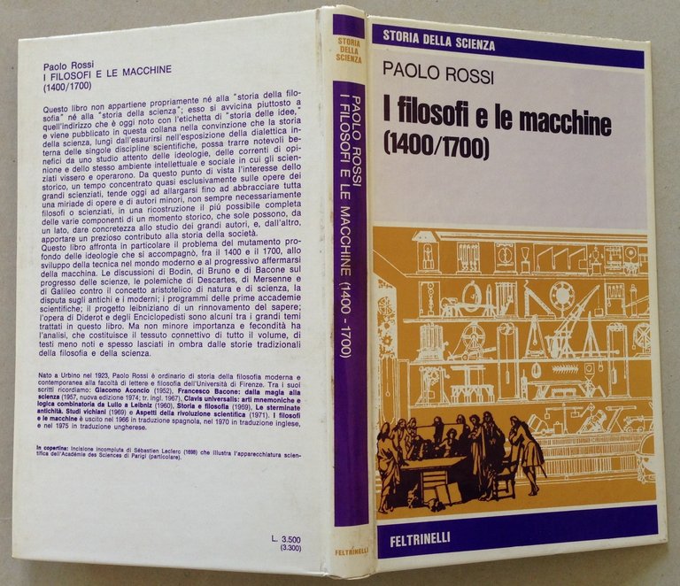 P. Rossi I Filosofi e le Macchine 1400 1700 Feltrinelli …