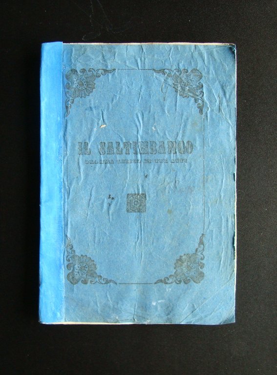 Pacini Il Saltimbanco Prima Rappresentazione Checchetelli Teatro Reggio 1858