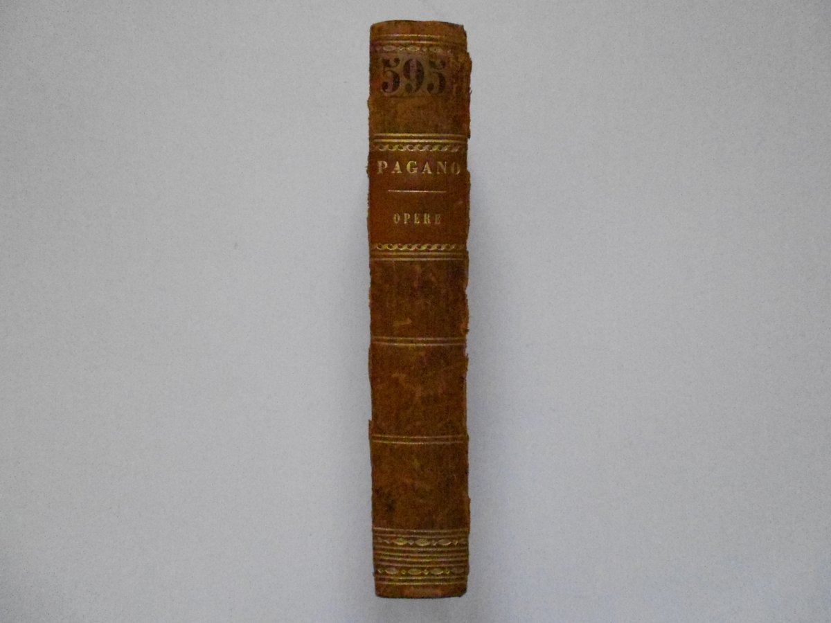 Pagano Opere Filosofico-Politiche ed Estetiche Gabriele Rondinella 1848