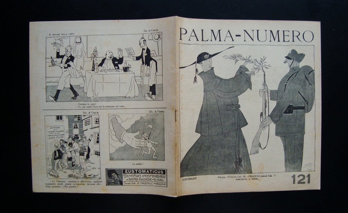 PALMA NUMERO 121 Anno IV 16 Aprile 1916 Torino Sacchetti …