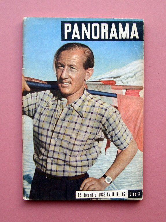 Panorama 1939 N 16 completo 30 Anni di Futurismo lettera di Marinetti