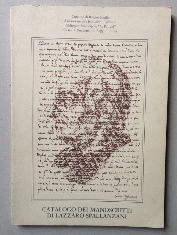 Paola Manzini Catalogo di Manoscritti di Lazzaro Spallanzani Reggio Emilia 1981