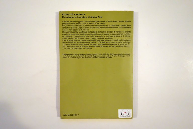 Paolo Carlotti Storicit‡ e Morale pensiero di Alfons Auer Las … | Immagine Gallery 2