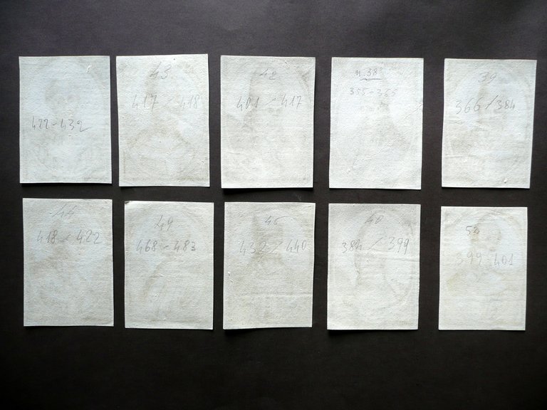 Papi Santi Dieci Ritratti Incisi Fine '600 Religione Retro Bianco