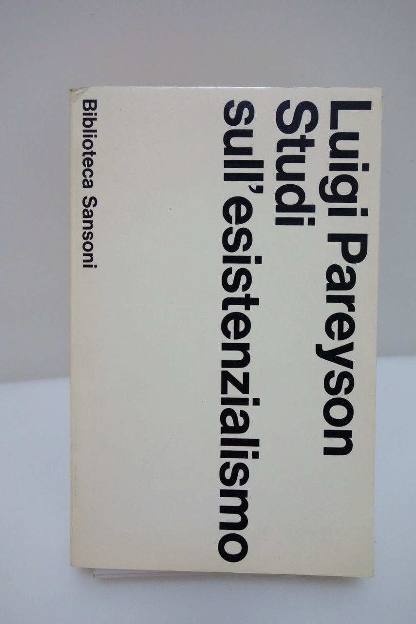 PAREYSON STUDI SULL'ESISTENZIALISMO SANSONI 1971 RARO OTTIMO | Immagine principale