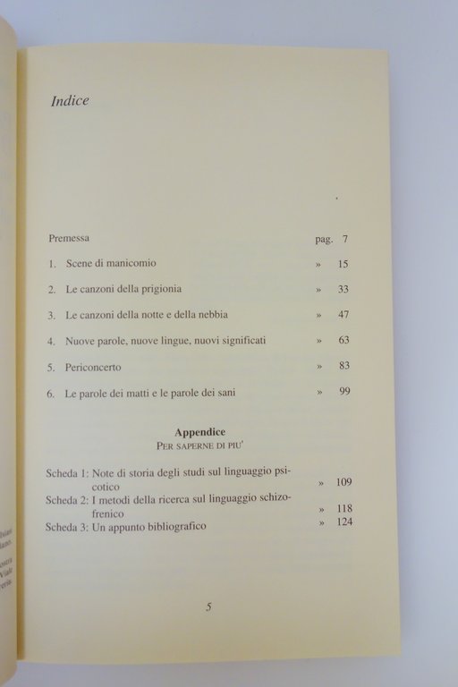 PAROLE DI FOLLIA PIRO FRANCO ANGELI PSICOLOGIA SIGNIFICATO SENSO 1992 …