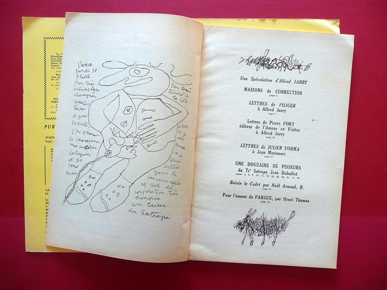 Patafisica Belles Lettres College de Pataphisique Ex Libris Piero Chiara