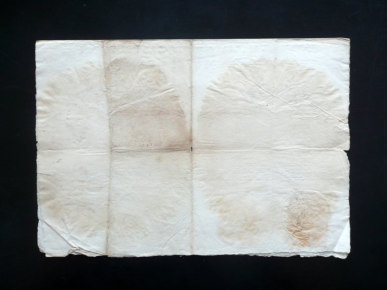 Patente Giovanni Maria Castelvetro Vescovo Ordines Minores Modena 1756 Sigillo