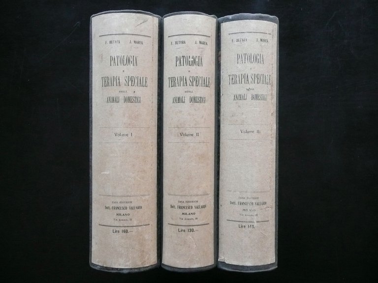 Patologia e Terapia Speciale degli Animali Domestici Vallardi 1929 3 …