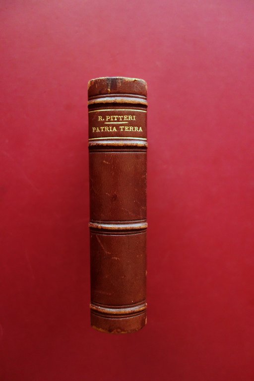 Patria Terra Versi di Riccardo Pitteri Treves Milano 1903 1° …
