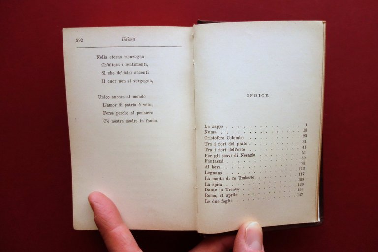 Patria Terra Versi di Riccardo Pitteri Treves Milano 1903 1° …