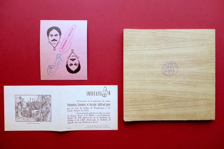 Peintures Gravures et Dessins d'Alfred Jarry Patafisica 1968 Ex Libris …
