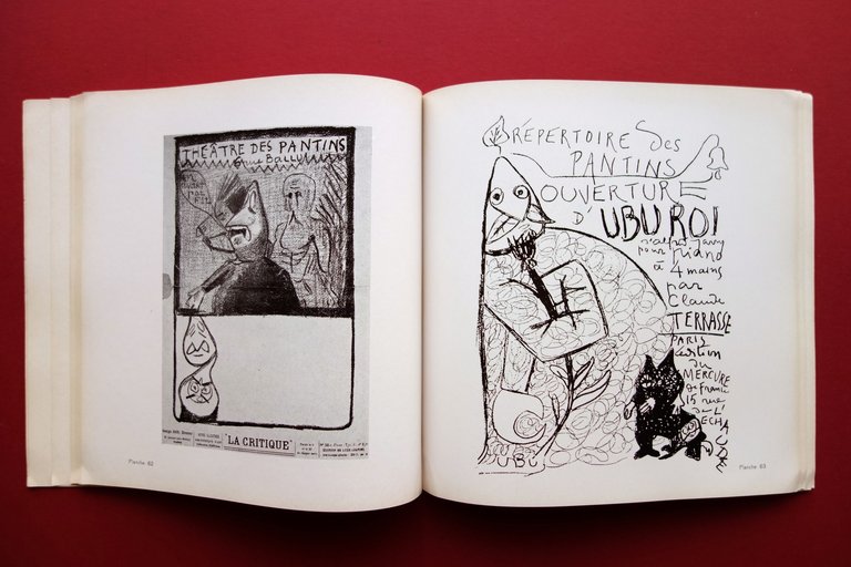 Peintures Gravures et Dessins d'Alfred Jarry Patafisica 1968 Ex Libris …
