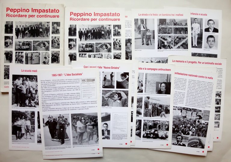 Peppino Impastato Ricordare per Continuare Cartella Fotografica Palermo 2006