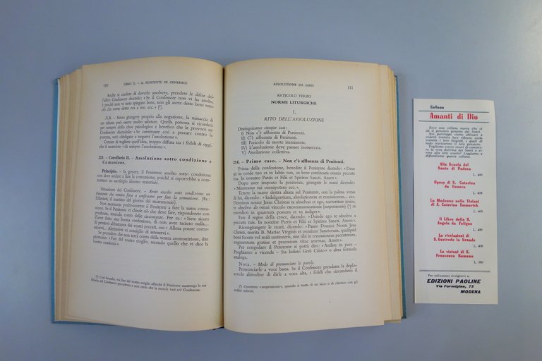 PER MEGLIO CONFESSARE CHANSON MINISTERIUM EDIZIONI PAOLINE 1957