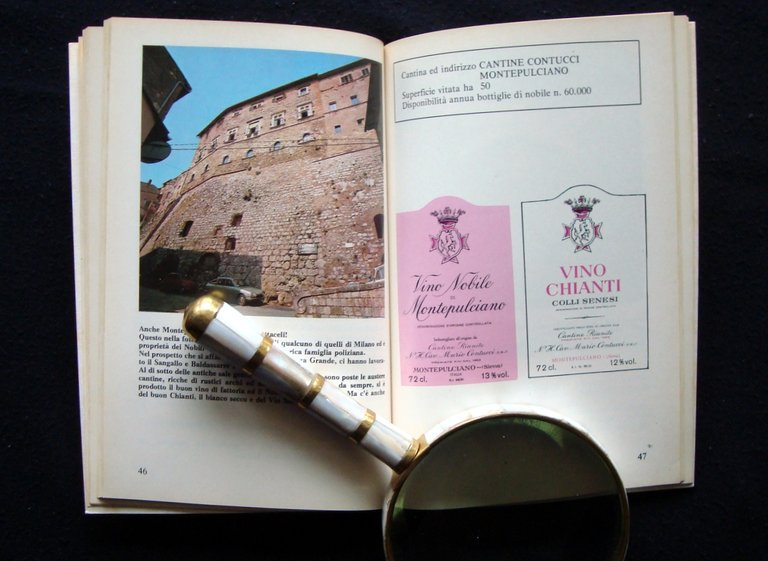 Peruzzi Corrado Guida ai vini di Montepulciano 1978 Prima edizione …