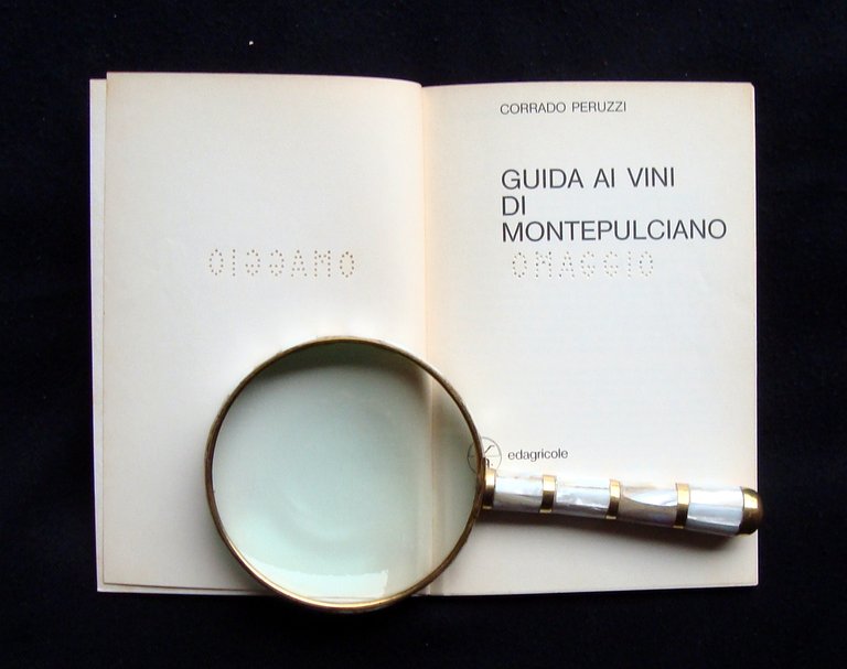 Peruzzi Corrado Guida ai vini di Montepulciano 1978 Prima edizione …