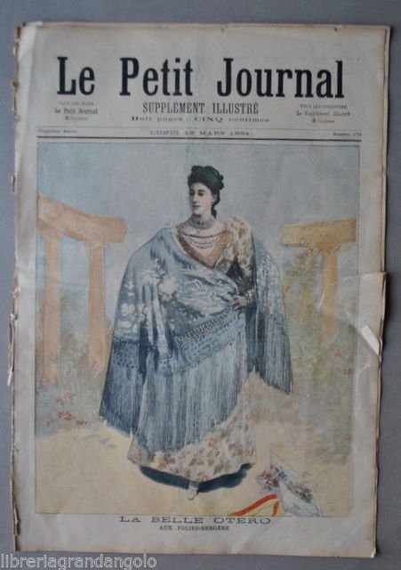 Petit Journal Supplemento Illustrato Belle Otero Sconfitta Inglese Africa 1894 | Immagine principale