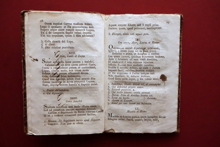 Phaedri Augusti Liberti Fabularum Aesopiarum Fiaccadori Parma 1838 Fiabe Esopo