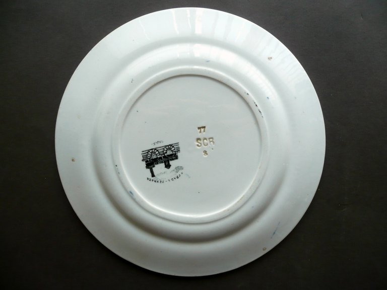 Piatto Serie Strada Ferrata Richard Marchio SCR 1880 Troppo Tardi … | Immagine Gallery 2