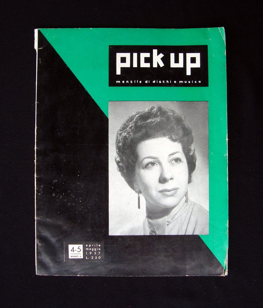 Pick up Rivista mensile Dischi Anno II n 4-5 1957 …