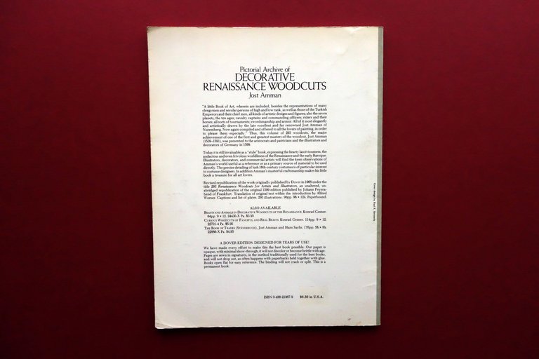 Pictorial Archive of Decorative Renaissance Woodcuts Jost Amman Idea Books …