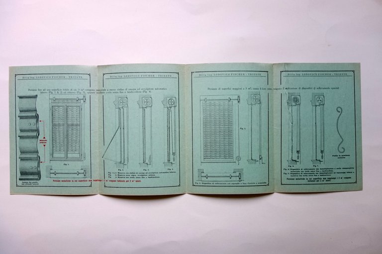 Pieghevole Ditta Ing. Ludovico Fischer Fabbrica Trieste Persiane Metalliche '900 | Immagine Gallery 2