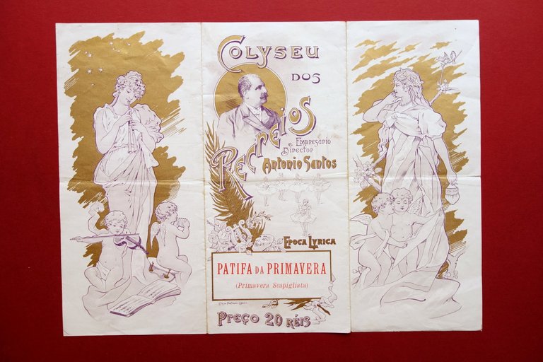 Pieghevole Programma Colyseu dos Recreios Patifa da Primavera Strauss Grafica