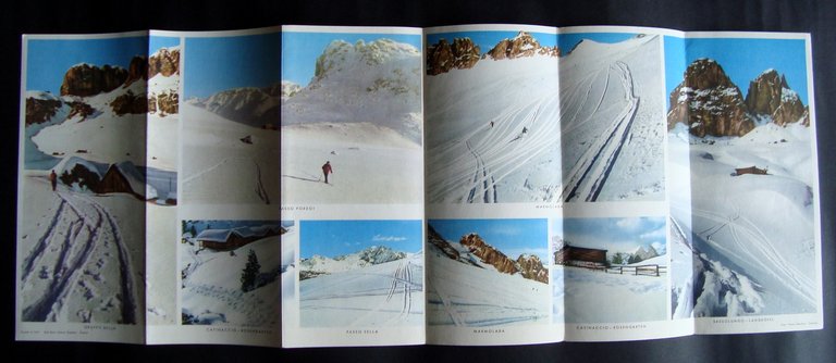 Pieghevole Turistico Canazei Dolomiti Marmolada Sella Catinaccio