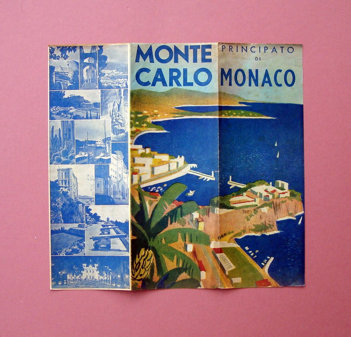 Pieghevole Turistico Montecarlo Principato di Monaco