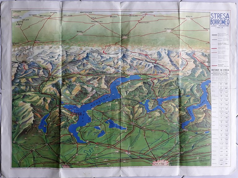 Pieghevole Turistico Stresa Lago maggiore 1935 sports | Immagine Gallery 2