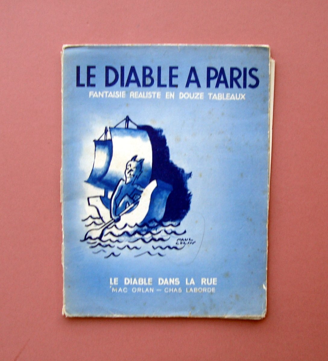 Pier Mac Orlan Le Diable dans la Rue 4 fascicoli …