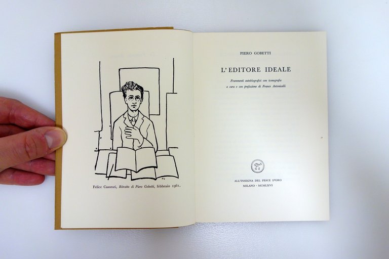 Piero Gobetti L'Editore Ideale Scheiwiller 1966 Autografo Ex Libris Piero … | Immagine Gallery 4