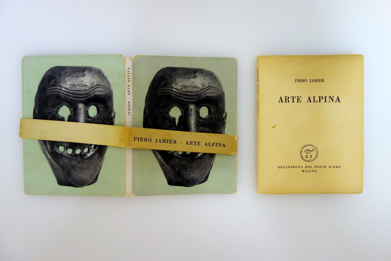 Piero Jahier Arte Alpina Scheiwiller Milano 191958 Autografo Fascetta Ed.