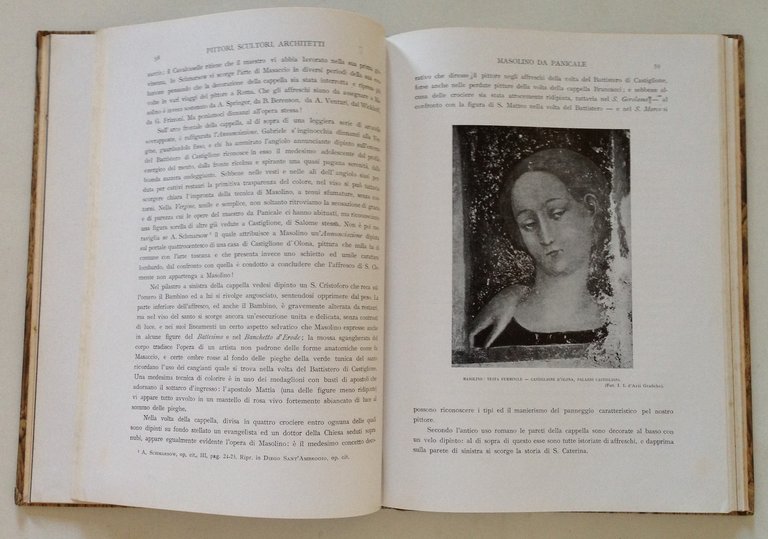 Pietro Toesca Masolino da Panicale Istituto Arti Grafiche Ed. Bergamo …