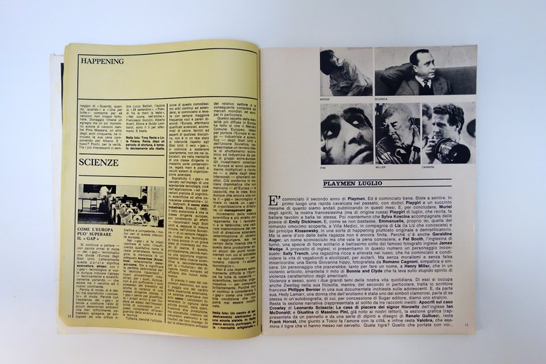 Playmen Anno II N. 7 Luglio 1968 Sciascia Guttuso Miller …