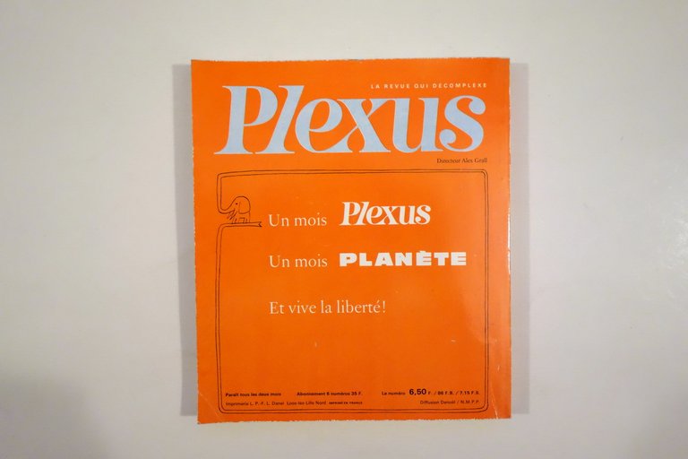 Plexus la Revue qui Decomplexe N. 1 Avril Mai 1968 … | Immagine Gallery 2