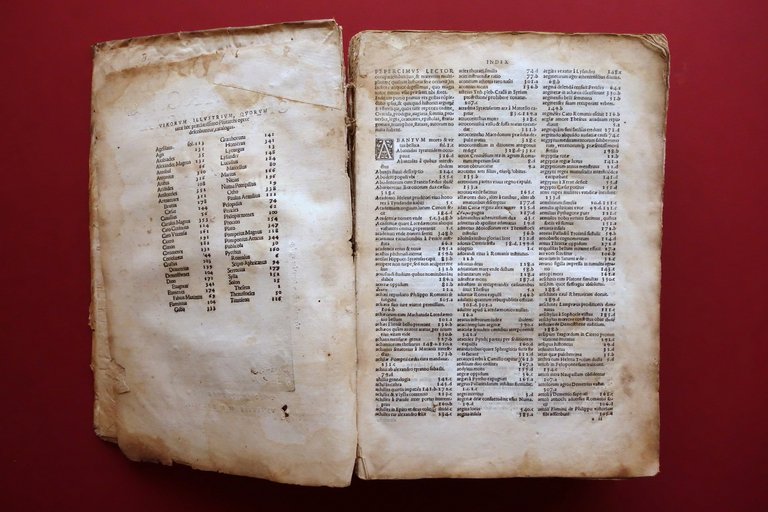 Plutarchi Chaeronei Graecorum Romanorumque Illustrium Vitae Rabanis Venezia 1538