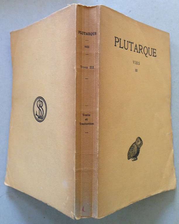 Plutarque Vies 3 Volumi 1 2 3 Le Belles Lettres …