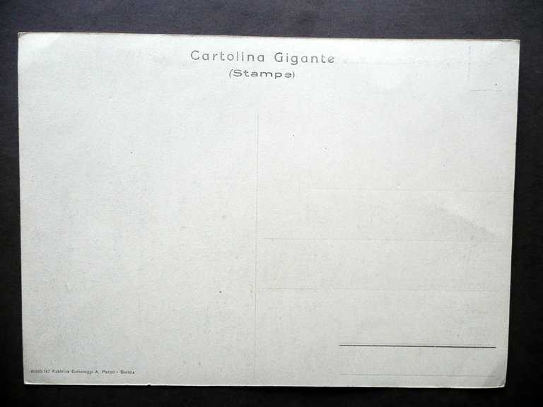 Podgora-Strazig e Gorizia dal Monte Calvario Cartolina Gigante Tip. A. …