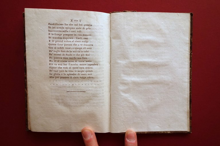 Poemetti di Giuseppe Parini Mattino Meriggio Vespro Notte Italia 1803