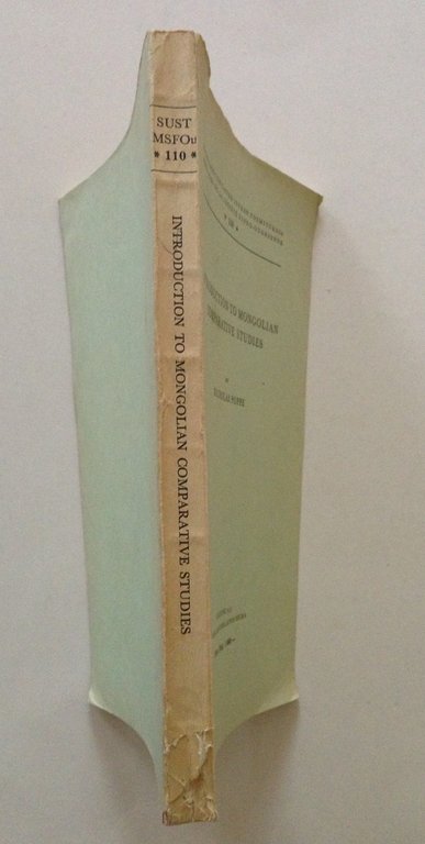 POPPE INTRODUCTION TO MONGOLIAN COMPARATIVE STUDIES HELSINKI SEURA 1955