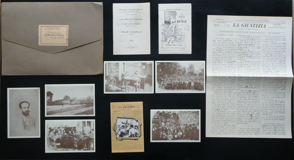 Portfolio Centenario de La Giustizia Panizzi R.E. 1986 Prampolini Socialismo