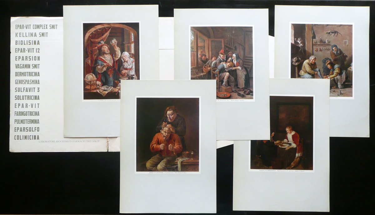 Portfolio SMIT Torino Lab. Biochimico Farmaceutici 5 Stampe Medicina Anni …