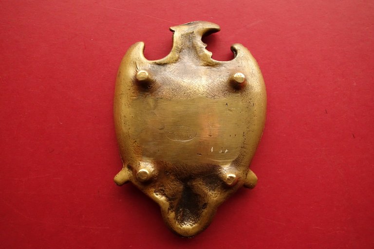 Posacenere in Bronzo Stemma Sabaudo Fascio Aquila Fonderia Silvestri Modena …